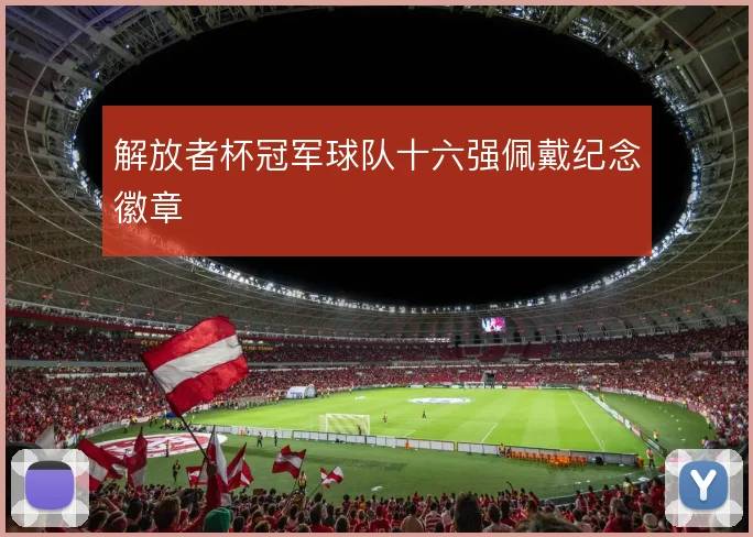 解放者杯冠军球队十六强佩戴纪念徽章